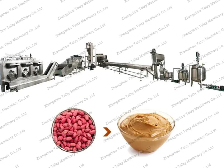 300 kgh peanut butter production line