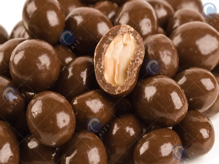 cacahuètes au chocolat au lait