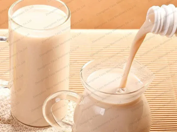 lait de cacahuète