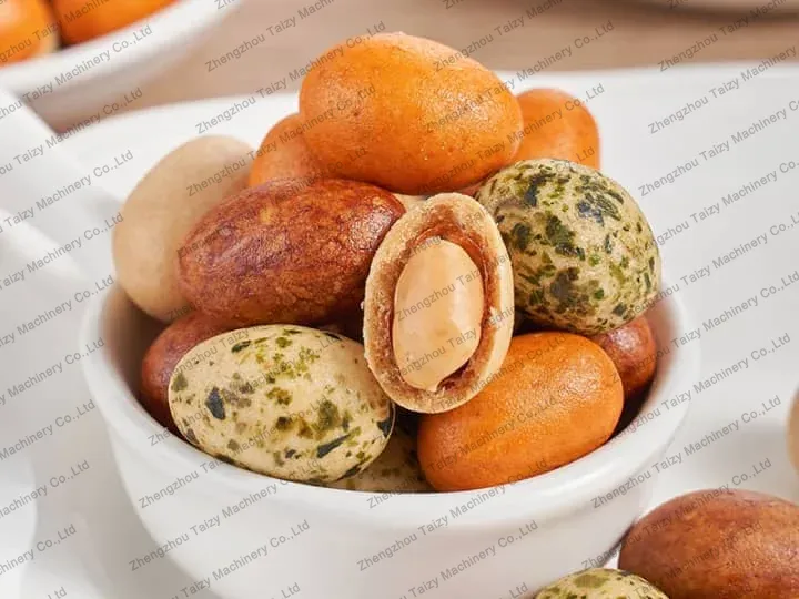 Collations de cacahuètes enrobées