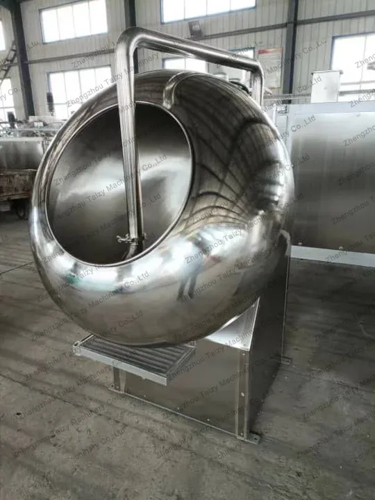 coated nut machine