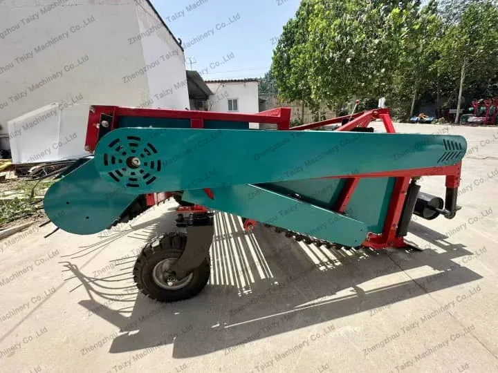 máquina cosechadora de maní