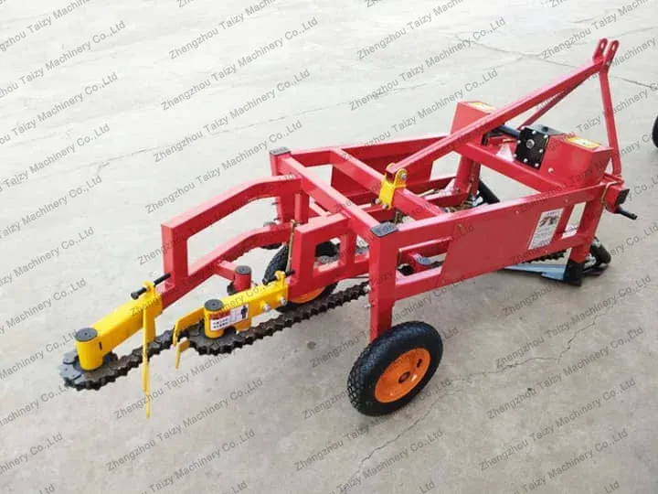 máquina cosechadora de maní