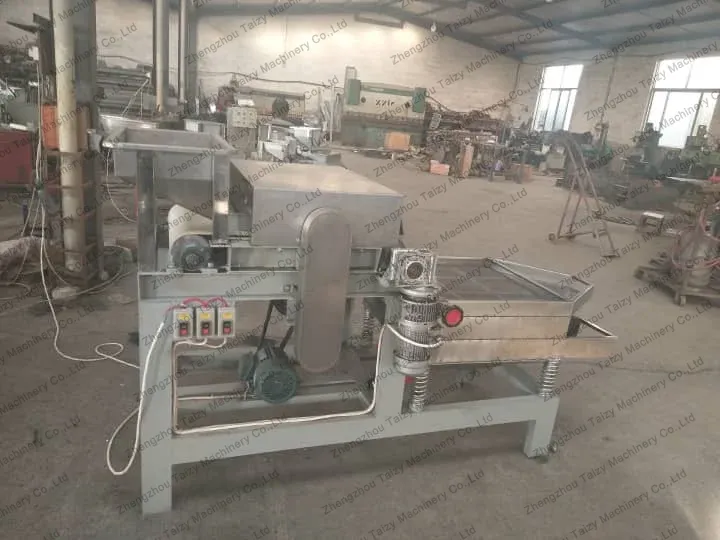 straight-blade type almond cutter machine