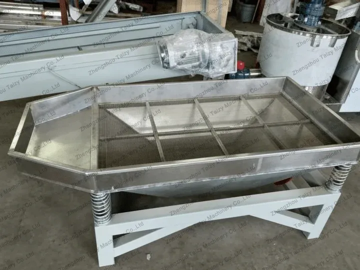 1-Level sorting screen nut seiving machine