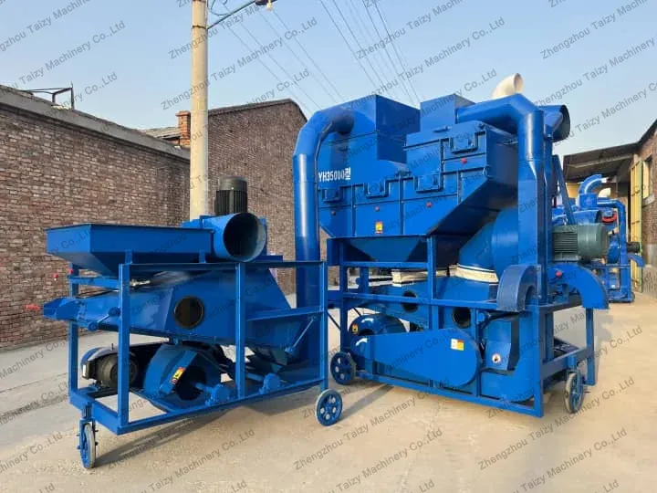 Máy bóc vỏ lạc đã hoàn thành