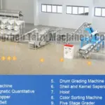 large-scale walnut shelling line