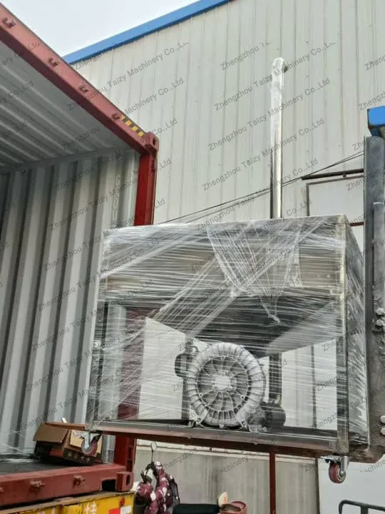 loading and shipping of peanut machine