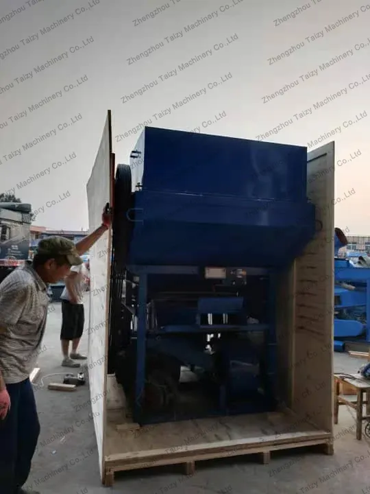 packaging of the groundnut shelling machine