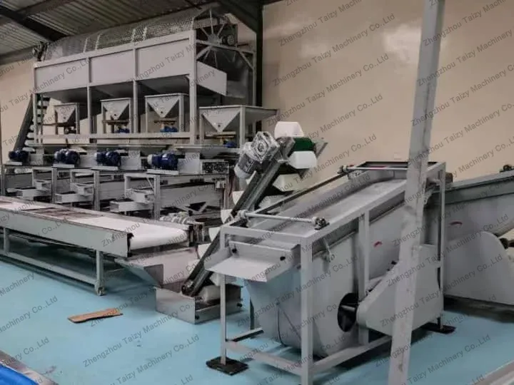 walnut shell remover machine