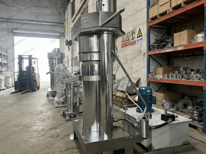 máquina de extracción de aceite en frío