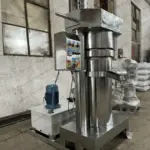 máquina hidráulica de prensado en frío de aceite