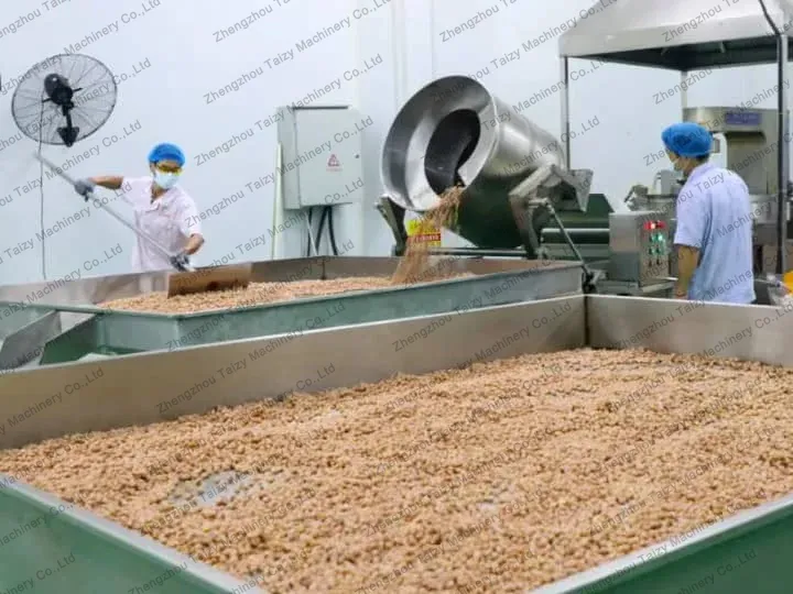 peanut butter production factory