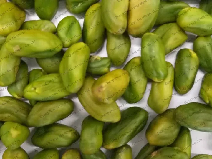 pistachios after peeling