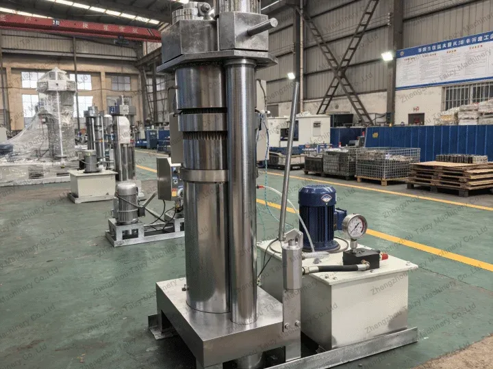 máquina de prensa de semillas