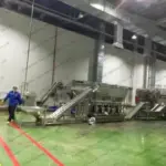 automatic hazelnut opening line