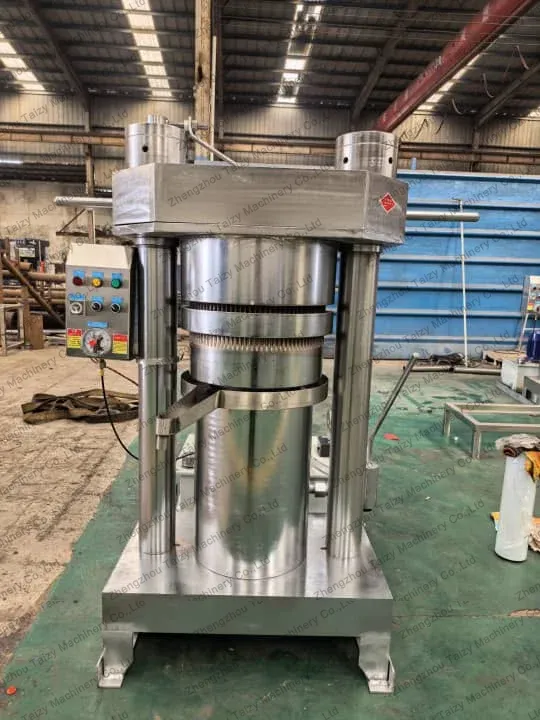 hydraulic cold press oil machine