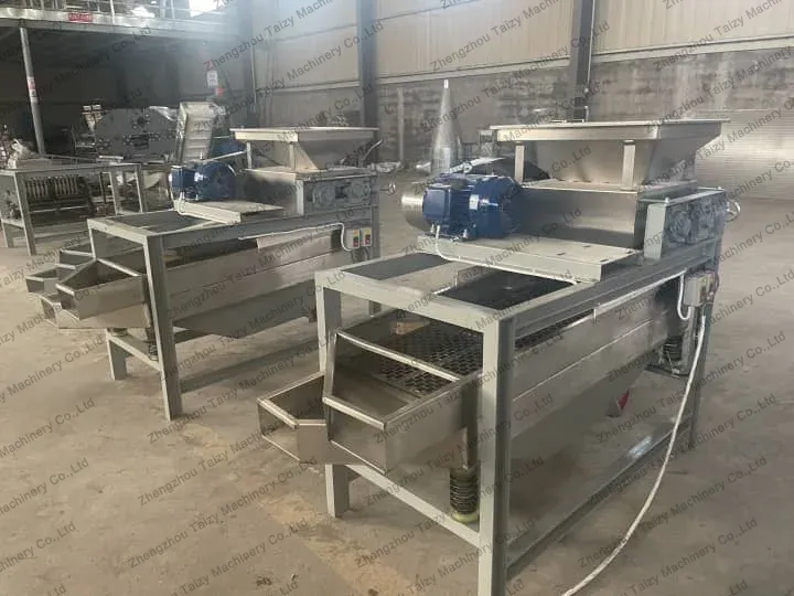 macadamia nut shell cracker machine