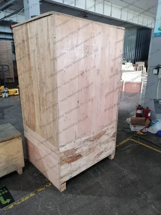 nuts packaging machine before shipping