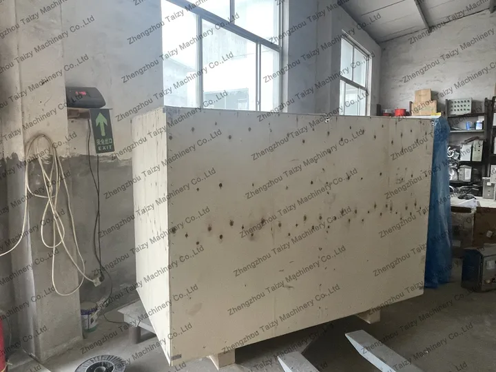 packing of the  macadamia nut husking machine