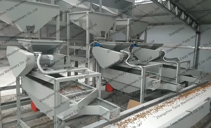 almond shelling machine