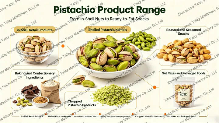 pistachio product range