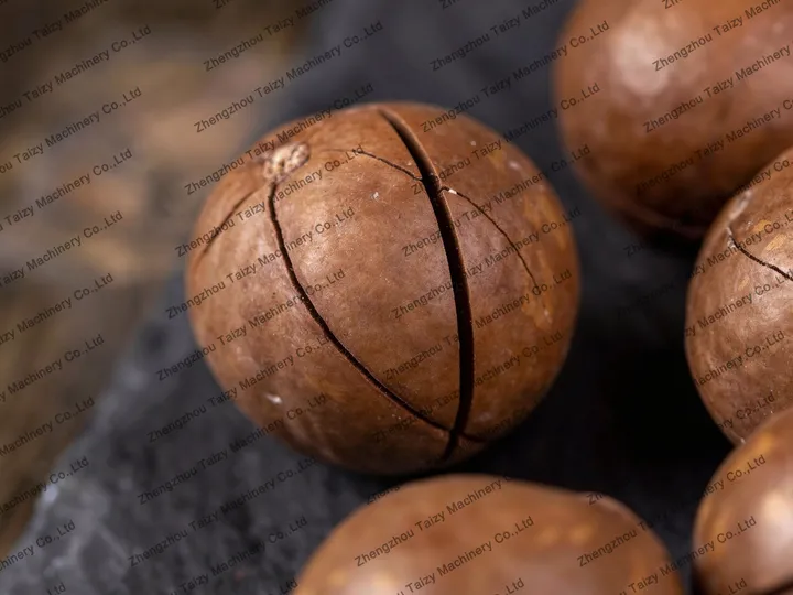 cracked macadamia nuts